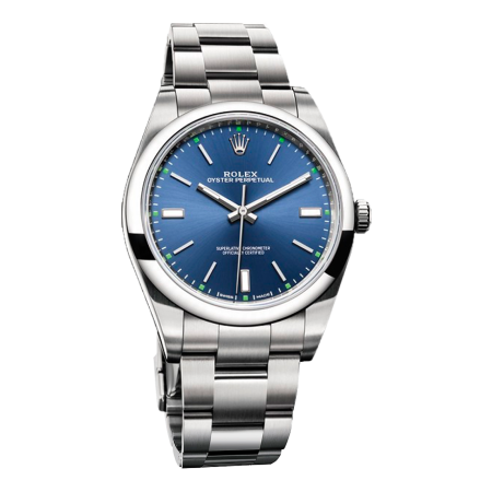 Rolex Oyster Perpetual 39 mm Steel 114300 Blue