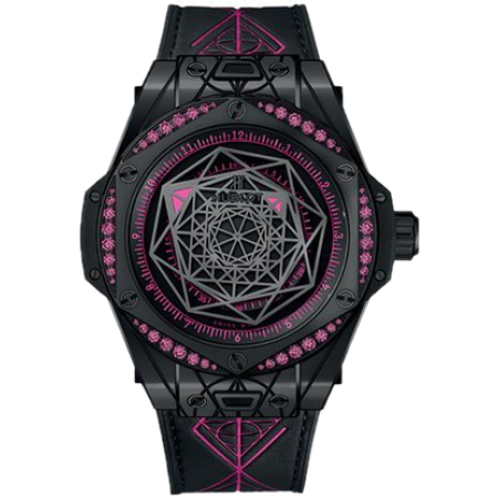 Часы Hublot Big Bang Sang Bleu All Black Red