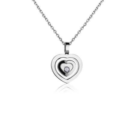 Подвеска Chopard Happy Spirit White Gold Heart Pendant 797983-1001