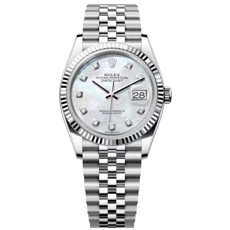Часы Rolex Datejust 36mm Steel and White Gold 126234-0020