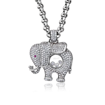 Подвеска Chopard HAPPY DIAMONDS PENDANT ELEPHANT LARGE MODEL 792250-20.