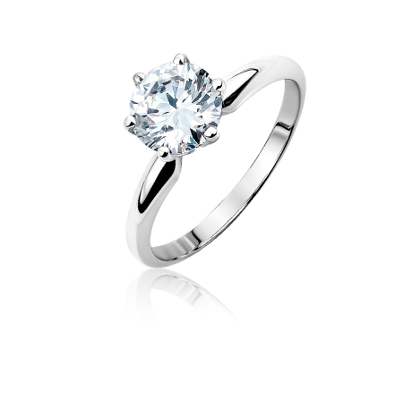 Кольцо No name с бриллиантом 1,02 ct F/SI1