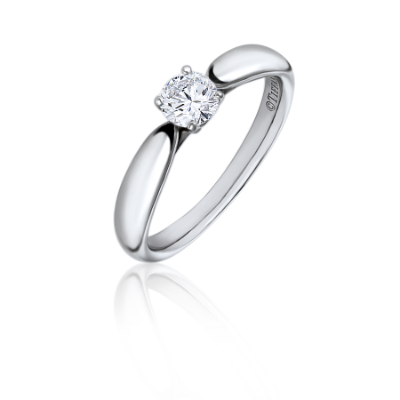 Кольцо с бриллиантом Tiffany&Co. КОЛЬЦО БРИЛЛИАНТ 0.26 CT I/IF