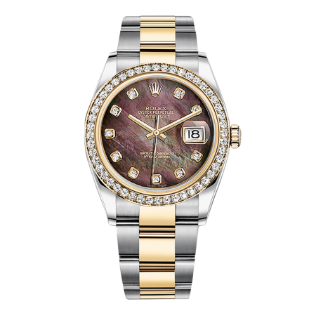 Часы Rolex DATEJUST 36 MM STEEL YELLOW GOLD AND DIAMONDS ТЮНИНГ