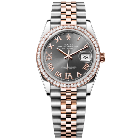 Часы Rolex DateJust 36mm Steel and Everose Gold 126281RBR-0011