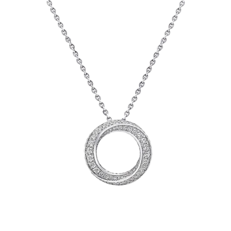 Подвеска Graff SPIRAL PAVÉ DIAMOND PENDANT RGP599