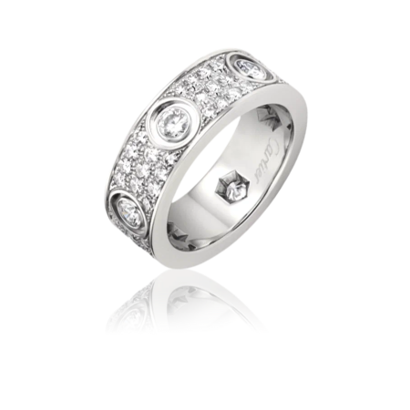 Кольцо Cartier LOVE DIAMOND-PAVED WHITE GOLD RING 4210448