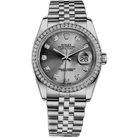 Часы Rolex Datejust 36mm Steel and White Gold 116200 Тюнинг.