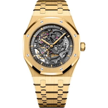 Часы AUDEMARS PIGUET Royal Oak Double Balance Wheel Openworked 41mm 15407BA.OO.1220BA.01