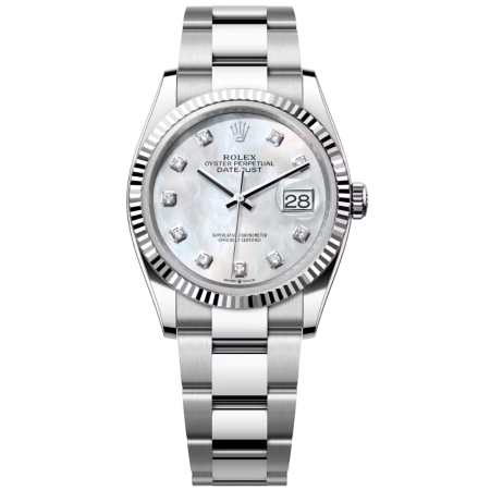 Часы Rolex Datejust 36mm Steel and White Gold 126234-0020