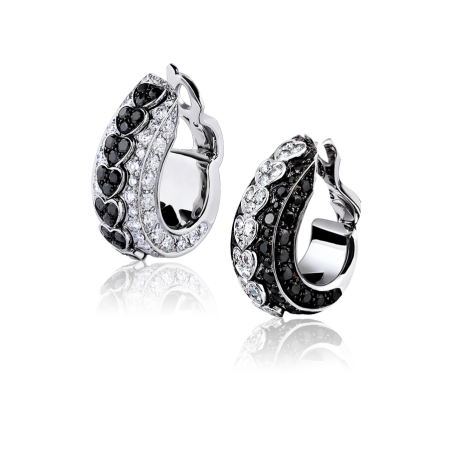 Серьги Chopard HAPPY DIAMONDS 18K WHITE GOLD DIAMONDS 844193-1001