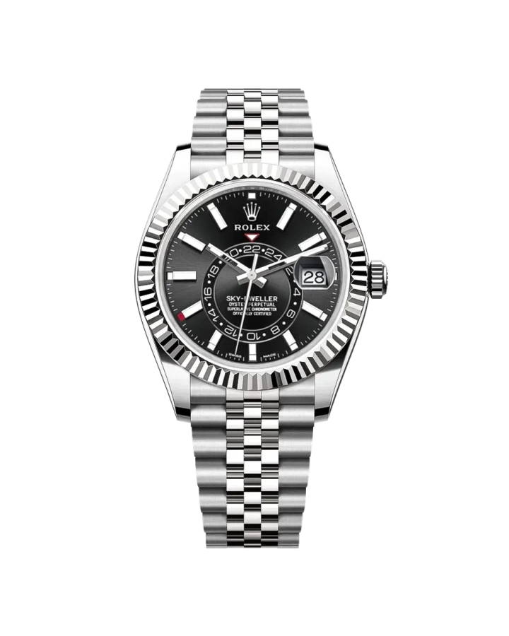 Часы Rolex Sky-Dweller 42 mm steel and white gold 326934-0006