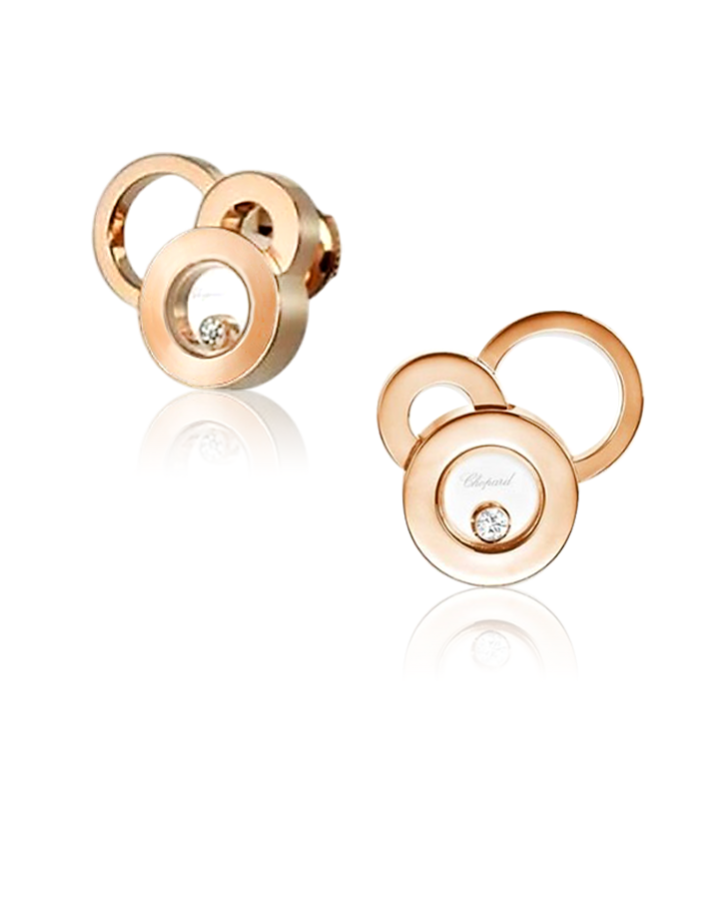 Серьги Chopard HAPPY DIAMOND EARRINGS 836984
