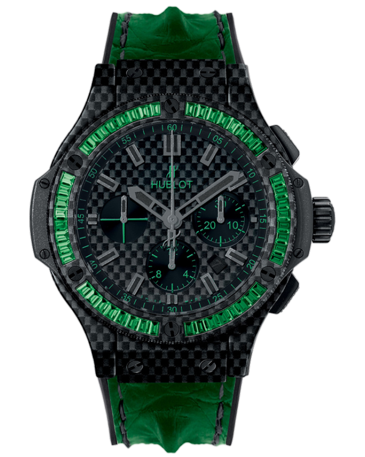 Часы Hublot Big Bang 44mm Big Bang Carbon Bezel Baguette 44 mm 301.QX.1791.HR.1922