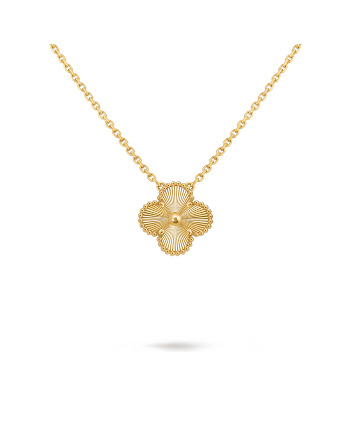 Колье Van Cleef & Arpels Vintage Alhambra pendant yellow gold VCARP4KL00