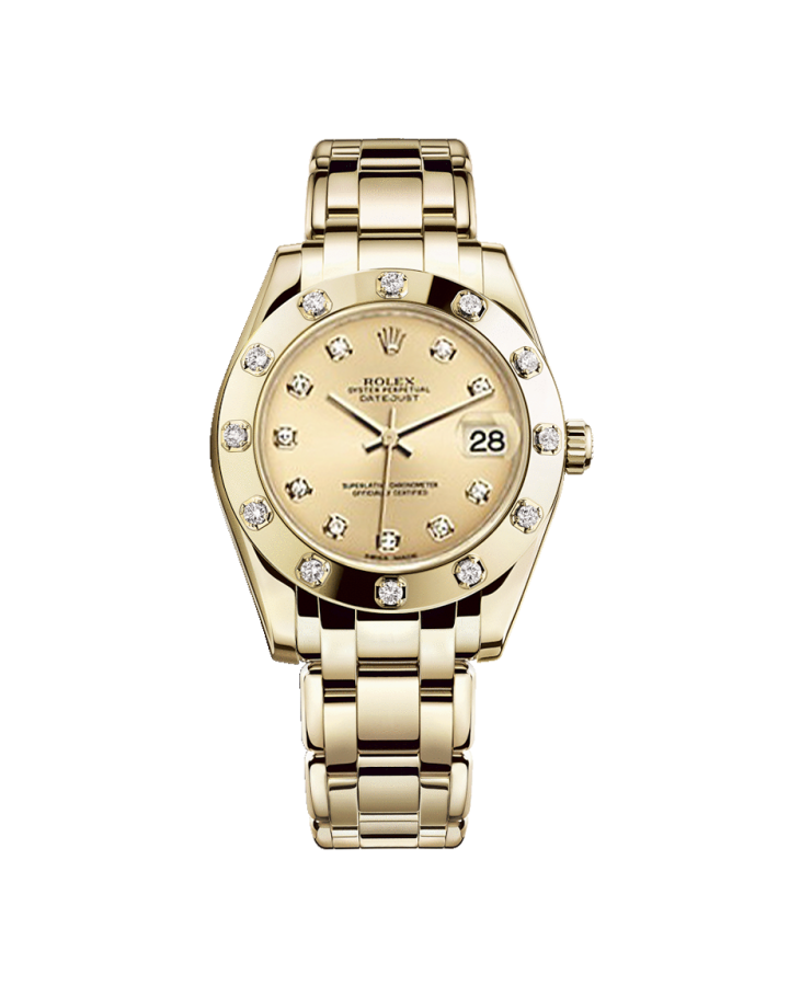 Часы Rolex Pearlmaster Yellow Gold 29 mm