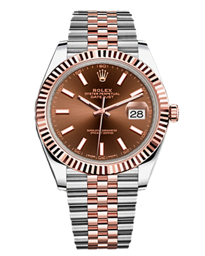 Часы Rolex DATEJUST 41MM STEEL AND EVEROSE GOLD