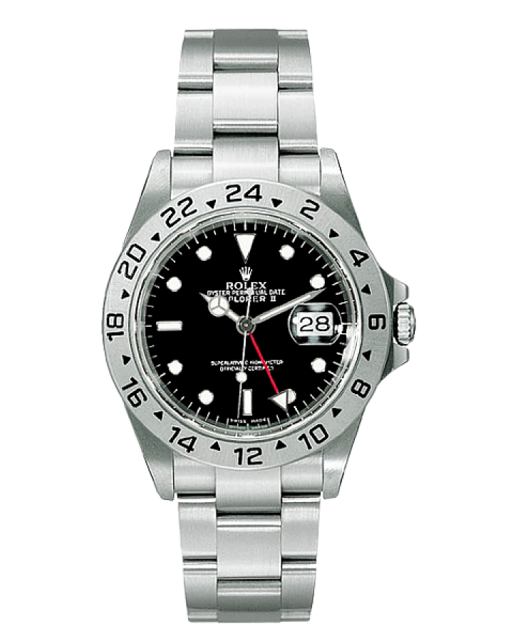 Часы Rolex Explorer II 40mm Steel 16570-Black