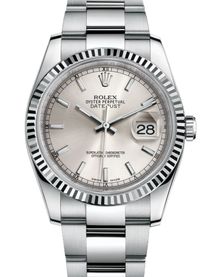 Часы Rolex Datejust 36mm Steel and White Gold 116234