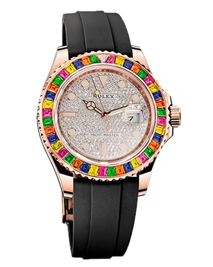 Часы Rolex YACHT-MASTER 40 MM RAINBOW ROSE GOLD
