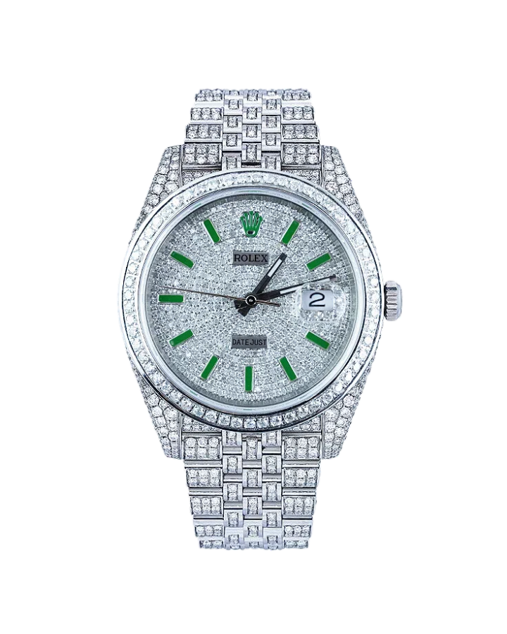 Часы Rolex Datejust 126300 Diamonds ТЮНИНГ.