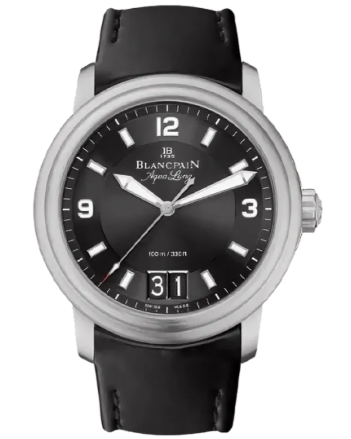 Часы Blancpain Leman Ultra-Slim Grande Date Aqua Lung 2850B-1130A-64B