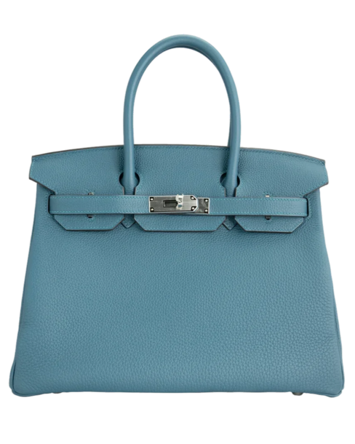 Сумка Hermes Birkin 30 cm Verso Togo Bosphore/Blue ocean.
