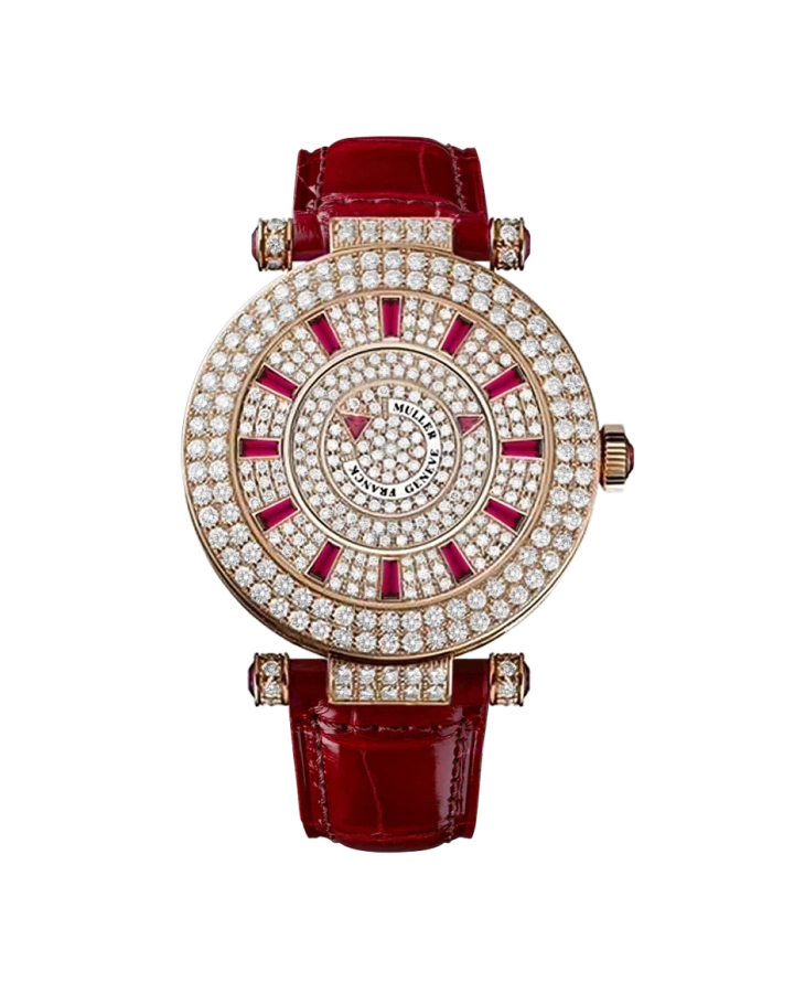 Часы Franck Muller RONDE DOUBLE MYSTERY DIAMOND AND RUBY