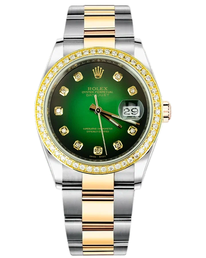 Часы Rolex Datejust Steel and Yellow Gold 126203 Тюнинг.