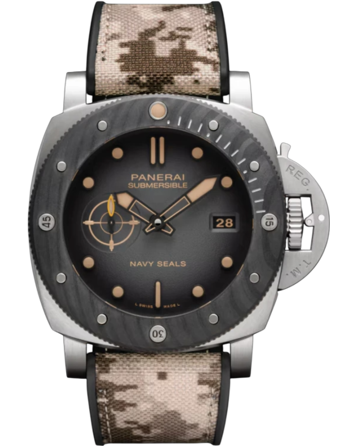 Часы Panerai Submersible Navy SEALs Titanio PAM01669