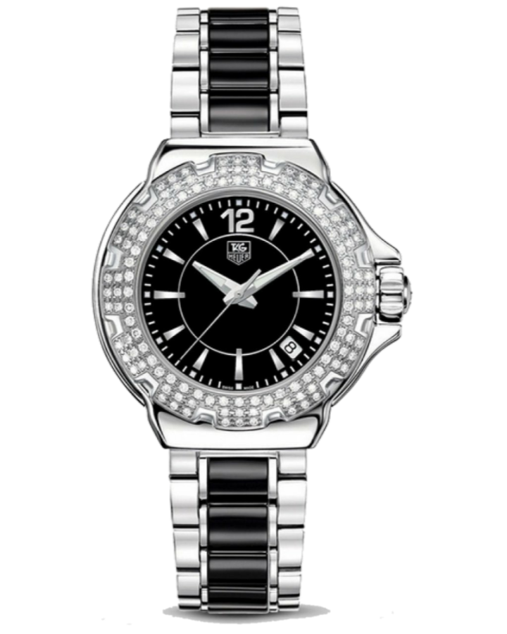 Часы TAG Heuer Formula 1 Steel and Ceramic Full Diamond 37 mm WAH1214.BA0859