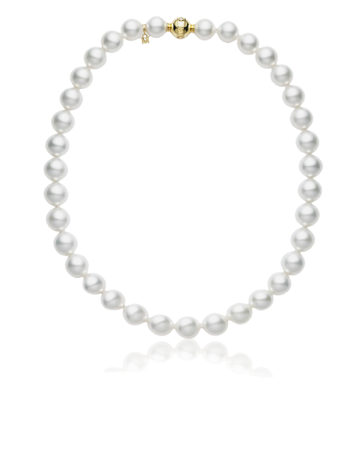 Колье Mikimoto White South Sea Cultured Pearl Strand