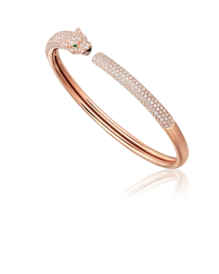 Браслет Cartier PANTHÈRE DE BRACELET SMALL MODEL PAVED N6718217