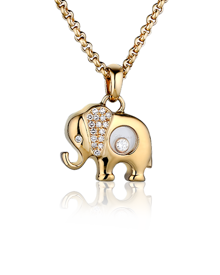 Подвеска Chopard ELEPHANT PENDANT Yellow GOLD