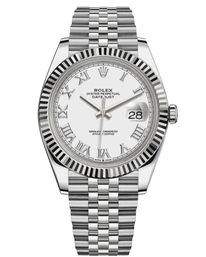 Часы Rolex Datejust 41 mm STEEL AND WHITE GOLD 126334