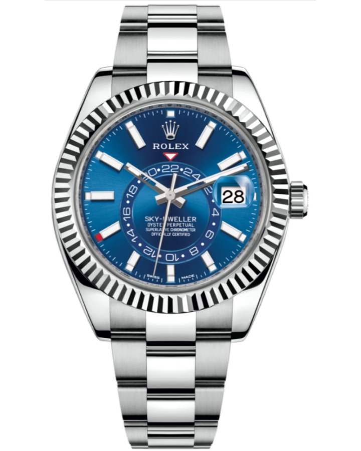 Часы Rolex Sky-Dweller 42mm Steel and White Gold 326934-0003