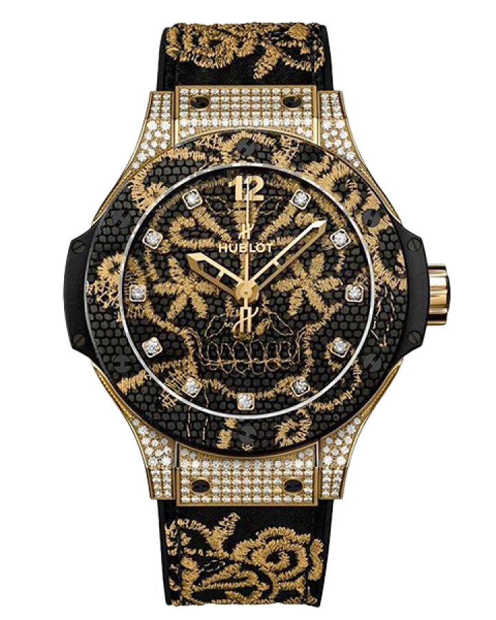 Часы Hublot BIG BANG BRODERIE YELLOW GOLD DIAMONDS