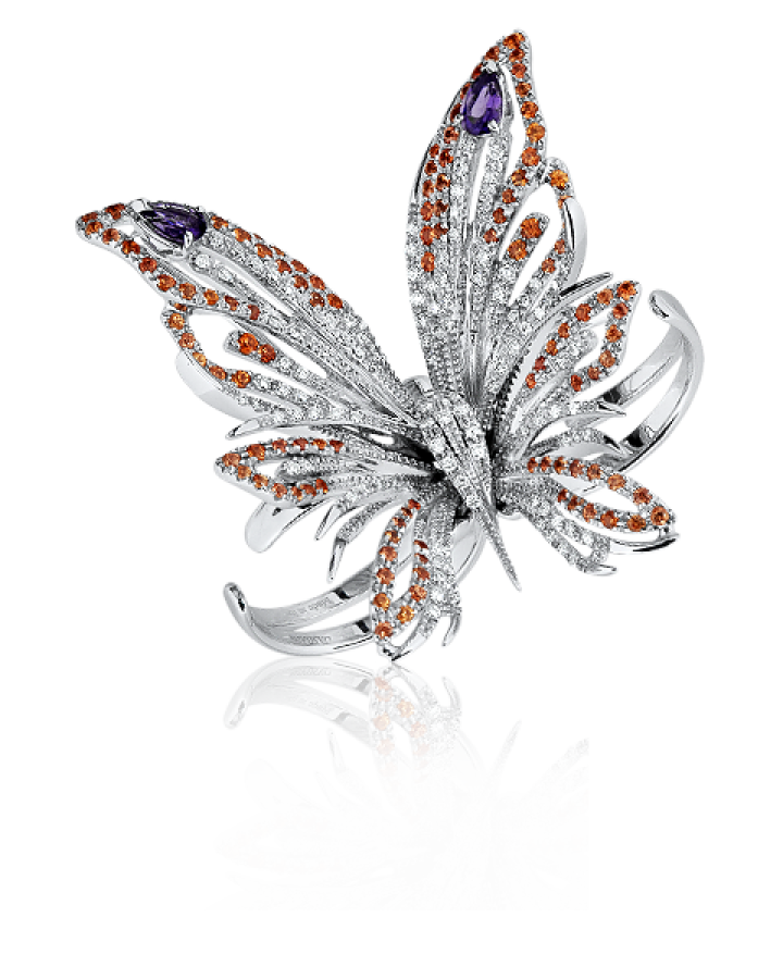 Брошь Damiani Butterfly Masterpiece Collection кольцо-.