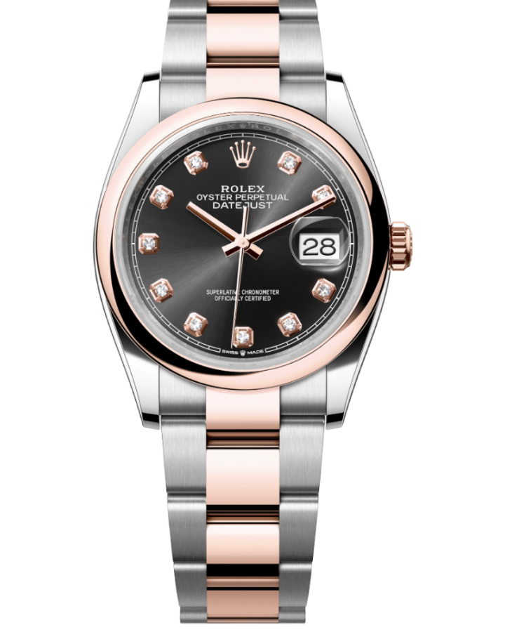 Часы Rolex Datejust 36mm Steel and Everose Gold 126201-0020
