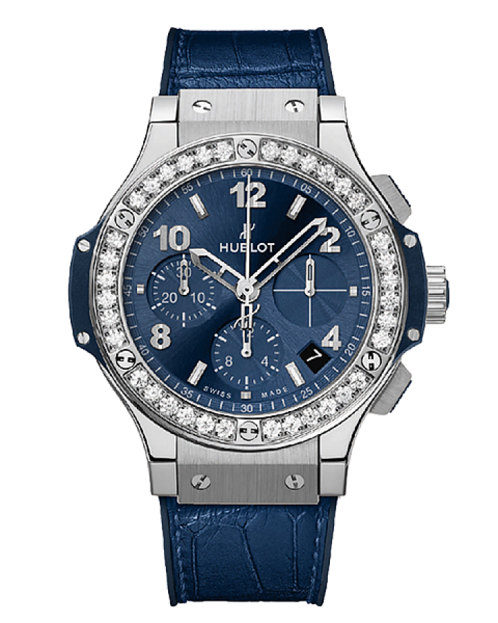 Часы Hublot Big Bang Steel Blue Diamonds