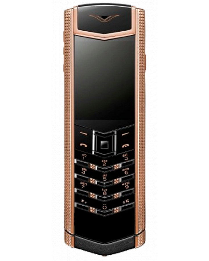 Vertu SIGNATURE S DESIGN CLOUS DE PARIS РОЗОВОЕ ЗОЛОТО