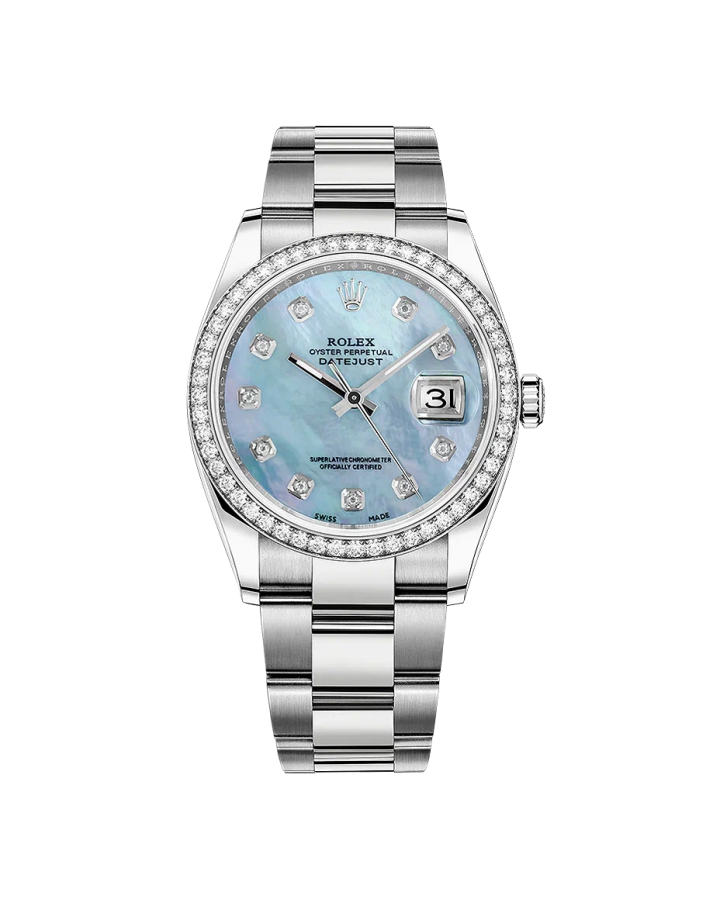 Часы Rolex Datejust 36mm Steel and White Gold 126200 Тюнинг.