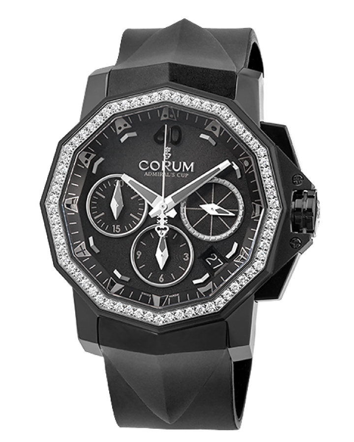 Часы Corum Admiral s Cup Challenger 40 Chrono Diamonds