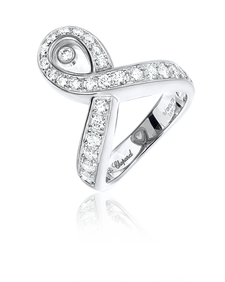Кольцо с бриллиантом Chopard Happy Diamonds кольцо арт.82/5240/0