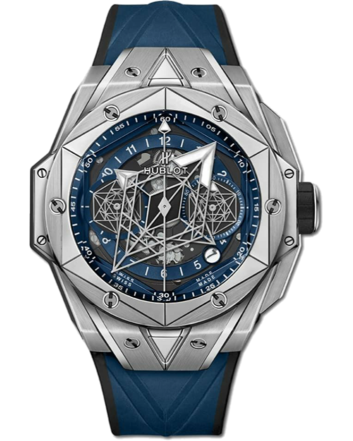 Часы Hublot Big Bang Unico Sang Bleu II Titanium 418.NX.5107.RX.MXM20