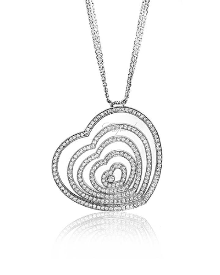 Колье Chopard Happy Diamonds Hearts Pendant