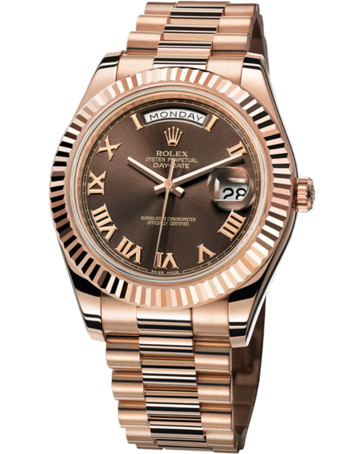 Часы Rolex Day-Date II Everose Ivory Roman 218235