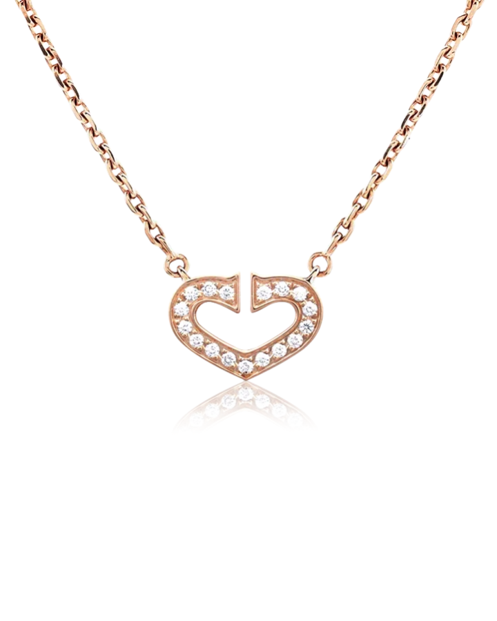 Колье Cartier C Heart de Pendant