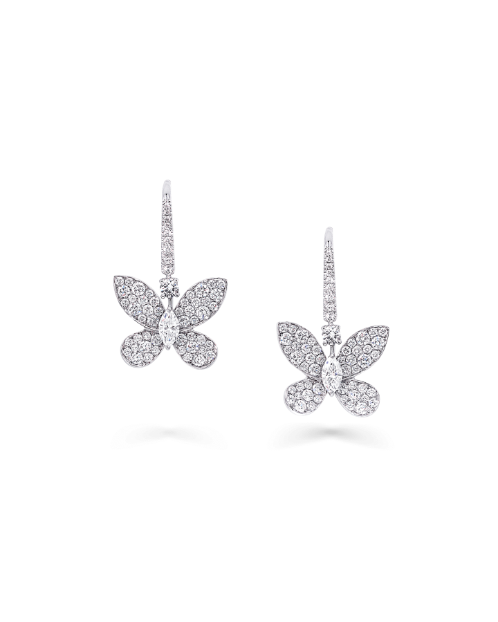 Серьги Graff PAVE BUTTERFLY EARRINGS