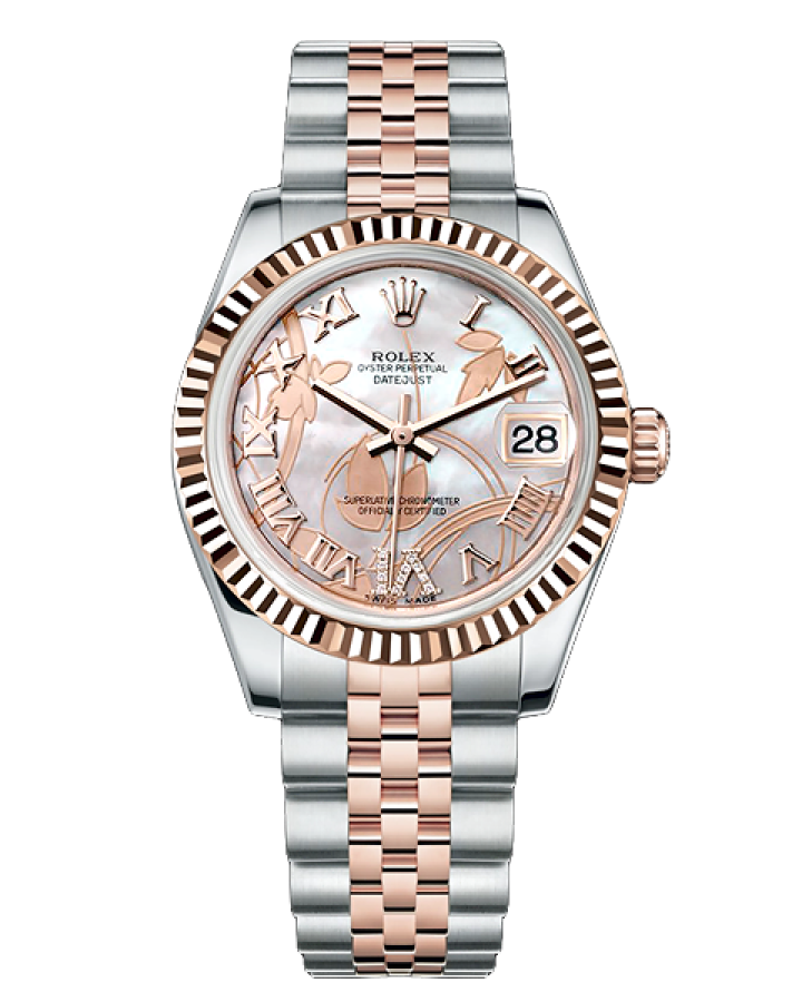 Rolex DATE JUST STEEL and ROSE GOLD 31 10298